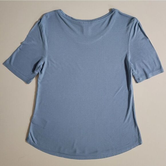 H&M Women's Blue Short Sleeve Shirt - Picture 11 of 11